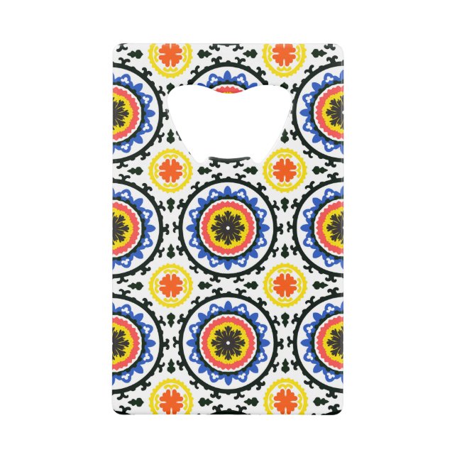 Suzani Pattern Wallet Bottle Opener (Front)