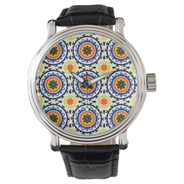 Suzani Pattern Watch (Front)