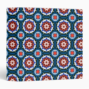 Suzani Pattern With Bold Ornament Binder