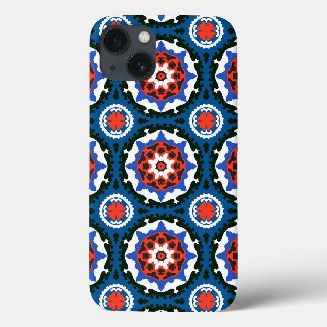 Suzani Pattern With Bold Ornament Case-Mate iPhone Case (Back)