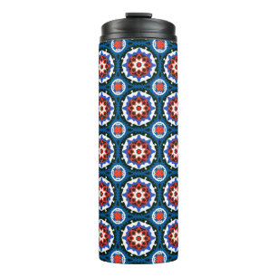 Suzani Pattern With Bold Ornament Thermal Tumbler