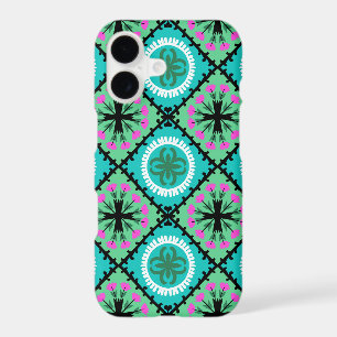 Suzani Pattern with Uzbek and Kazakh Motifs