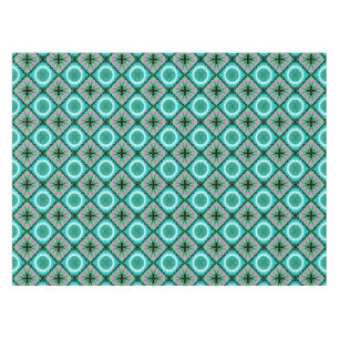 Suzani Pattern with Uzbek and Kazakh Motifs Tablecloth