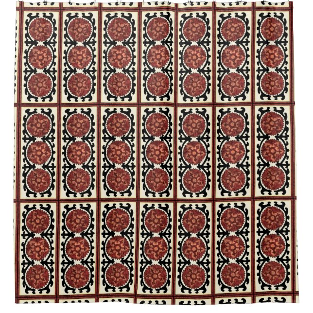 Suzani Style Decorative Floral Pattern (Front)