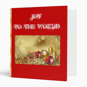 SUZANNE ELIZABETH CHRISTMAS COLLECTION 3 RING BIND BINDER