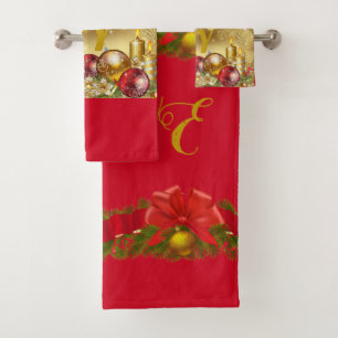 Suzanne Elizabeth Christmas Collection - Bath Towel Set