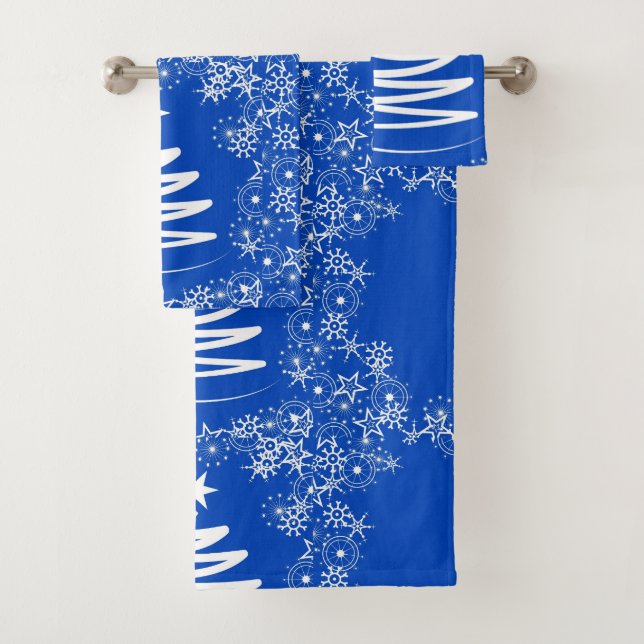 SUZANNE ELIZABETH CHRISTMAS COLLECTION BATH TOWEL SET (Insitu)