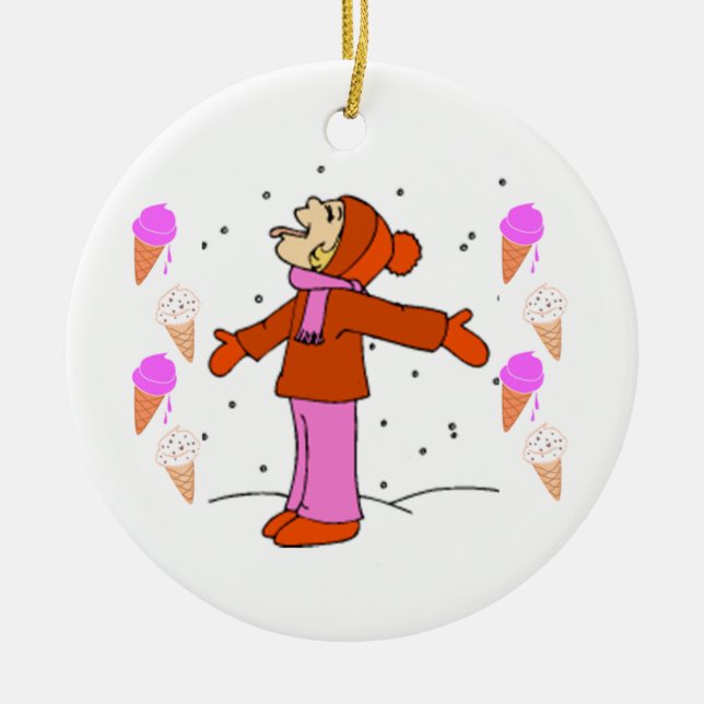 SUZANNE ELIZABETH CHRISTMAS COLLECTION CERAMIC ORNAMENT (Front)