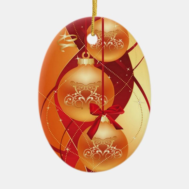 SUZANNE ELIZABETH CHRISTMAS COLLECTION CERAMIC ORNAMENT (Front)