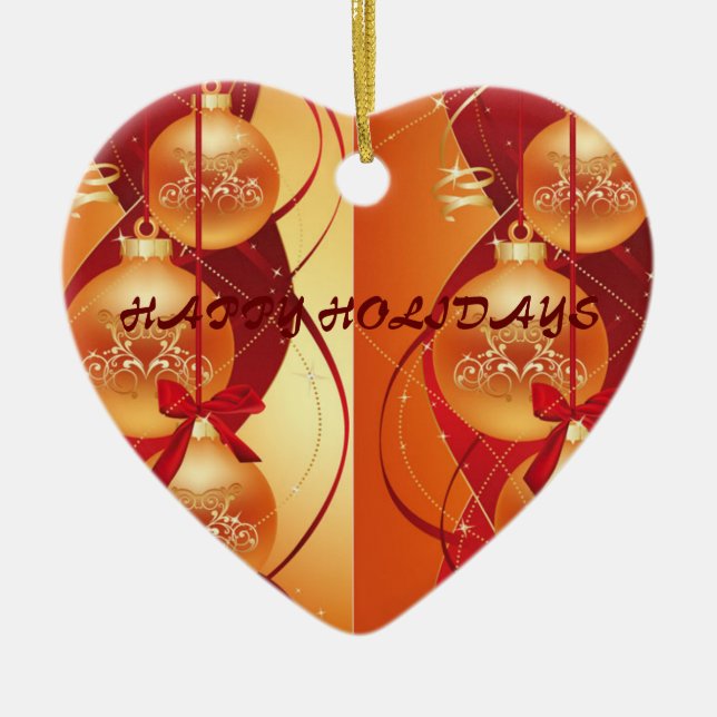 SUZANNE ELIZABETH CHRISTMAS COLLECTION CERAMIC ORNAMENT (Front)