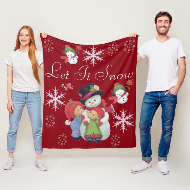 Suzanne Elizabeth Christmas Collection Fleece Blanket (In Situ)