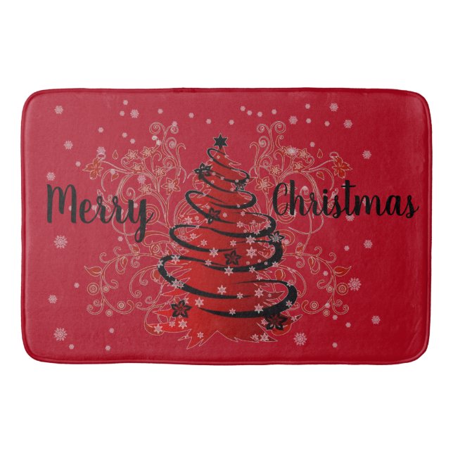 Suzanne Elizabeth Christmas Collection - Holiday Bath Mat (Front)