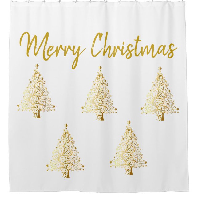 SUZANNE ELIZABETH CHRISTMAS COLLECTION SHOWER CURT (Front)