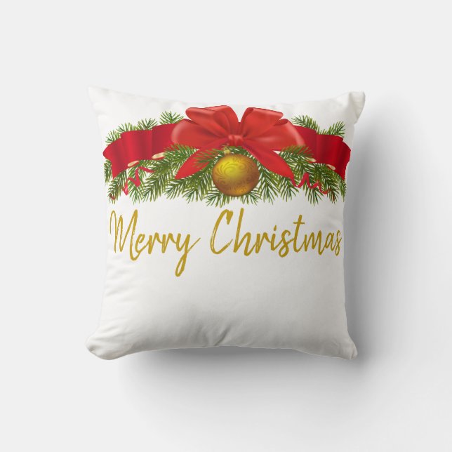 Suzanne Elizabeth Christmas Collection- Throw Pill Pillow (Front)