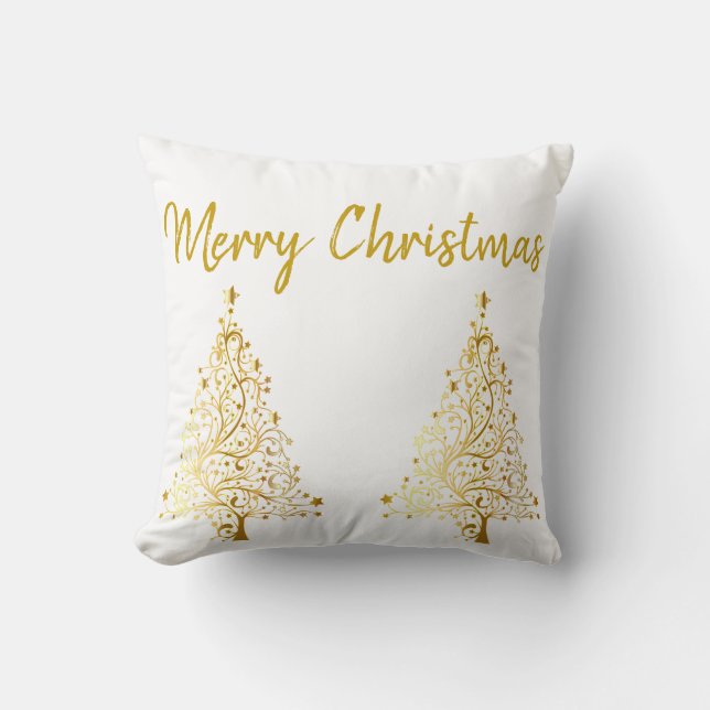 Suzanne Elizabeth Christmas Collection- Throw Pillow (Front)