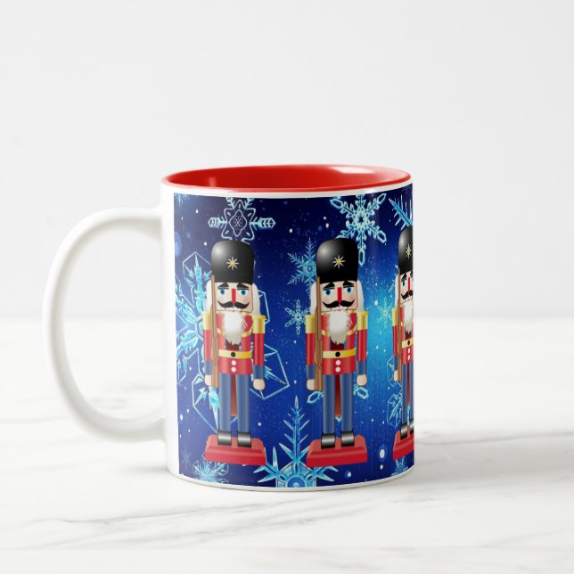 SUZANNE ELIZABETH CHRISTMAS COLLECTION Two-Tone COFFEE MUG (Left)