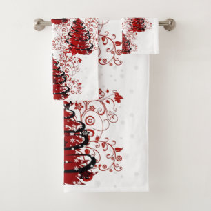 SUZANNE ELIZABETH COLLECTION NOËL SERVIETTE DE BAI