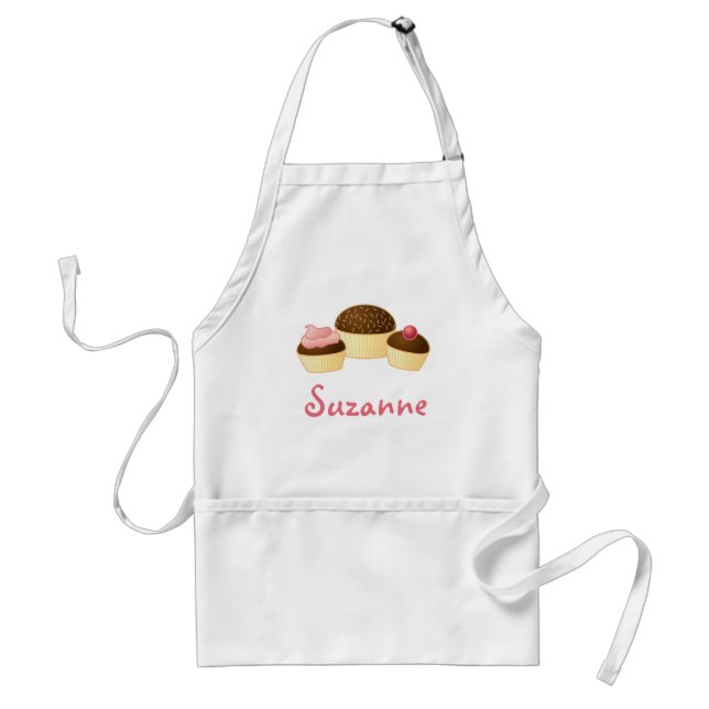 Suzanne Personalized Cupcake Apron (Front)