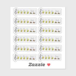 Suzuki Music Sticker Set