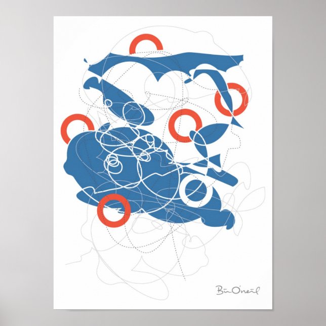 Suzukigo - Retro-Modern Abstract Poster (Front)