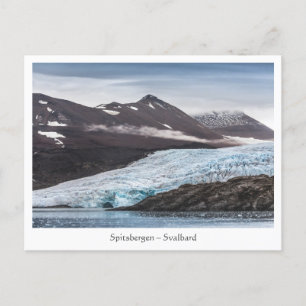 Svalbard Glacier Landscape Postcard