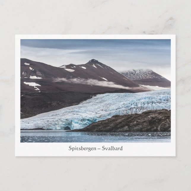 Svalbard Glacier Landscape Postcard (Front)
