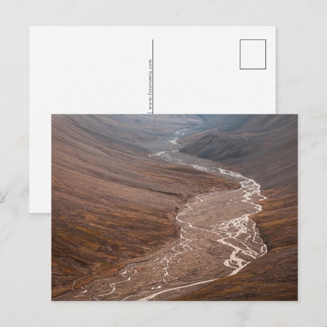 Svalbard Landscape Holiday Postcard (Front/Back)