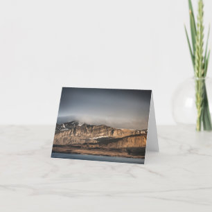 Svalbard Landscape Photo Card