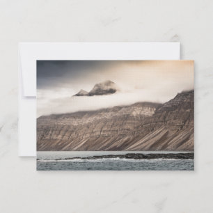Svalbard Landscape Photo Card