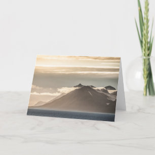 Svalbard Landscape Photo Card