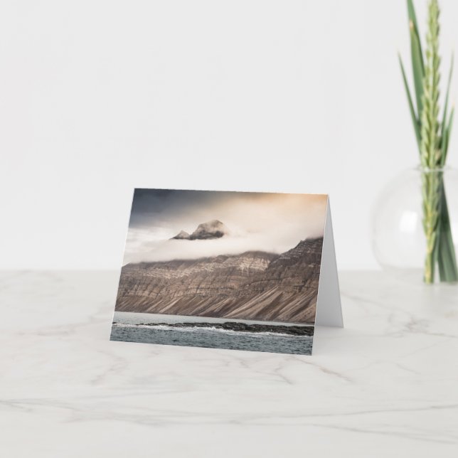 Svalbard Landscape Photo Card (Front)