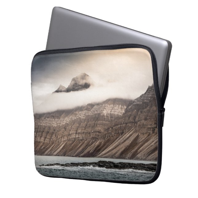 Svalbard Landscape Photo Laptop Sleeve (Front Left)