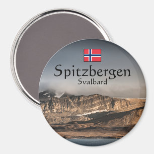 Svalbard Landscape Photo Magnet