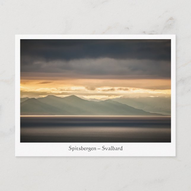Svalbard Landscape Photo Postcard (Front)