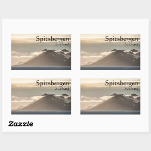 Svalbard Landscape Photo Sticker