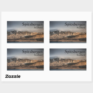 Svalbard Landscape Photo Sticker