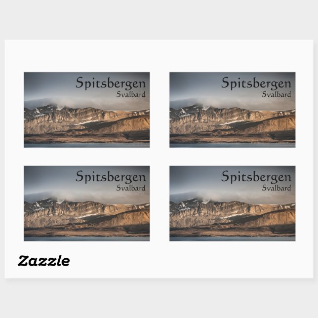 Svalbard Landscape Photo Sticker (Sheet)