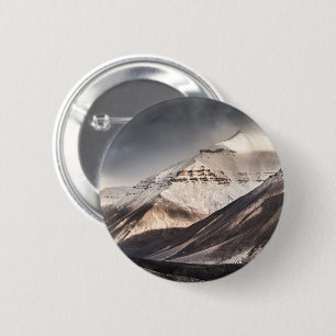 Svalbard Mountain 2 Inch Round Button