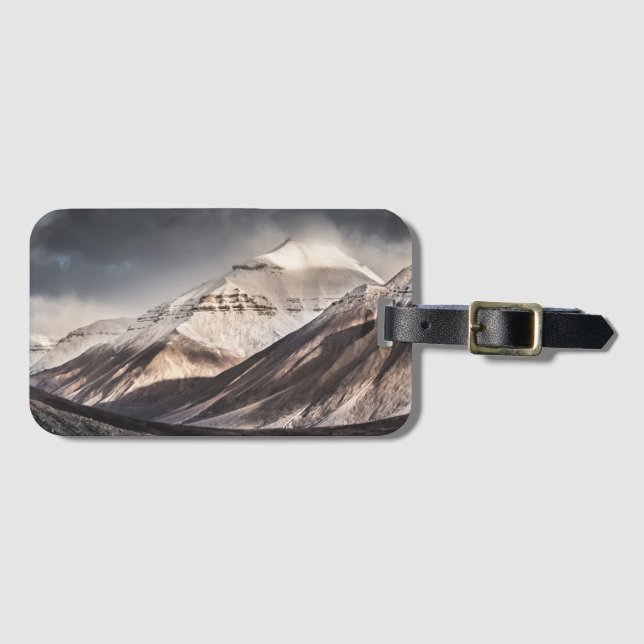 Svalbard Mountain Luggage Tag (Front Horizontal)