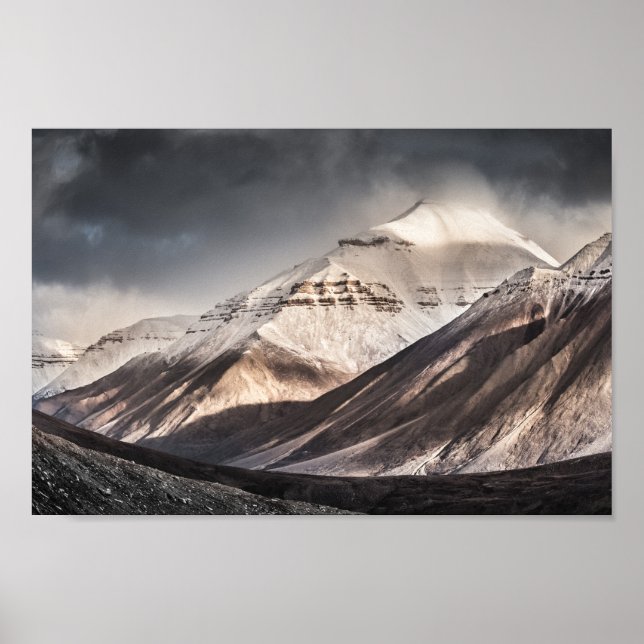 Svalbard Mountain Poster (Front)