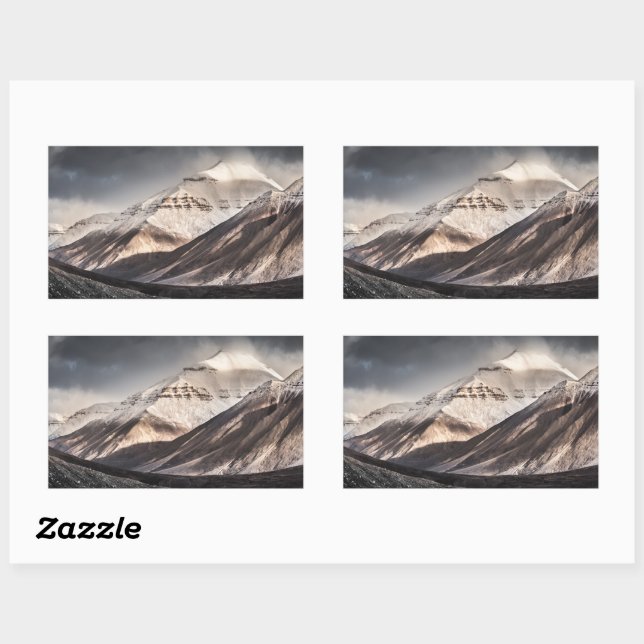 Svalbard Mountain Sticker (Sheet)