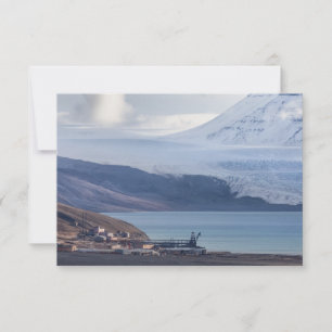 Svalbard Pyramiden Glacier Card