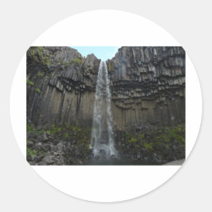 svartifoss classic round sticker
