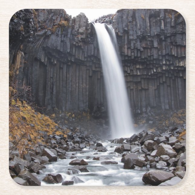 Svartifoss waterfall in Iceland coaster (Front)