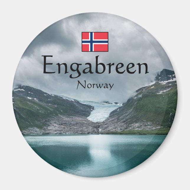 Svartisen Norway Souvenir  Magnet (Front)