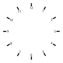 Reloj Lineas Color 001