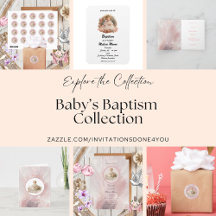 Baptism Collection Invitations, Cards,