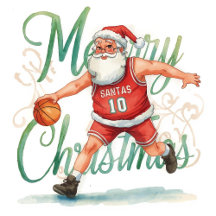 Basketball Christmas Themed 