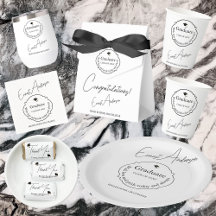 Graduation Cards & Gifts | Clean Black & White