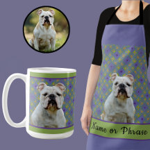 Purple Abstract Designs for Dog Mom